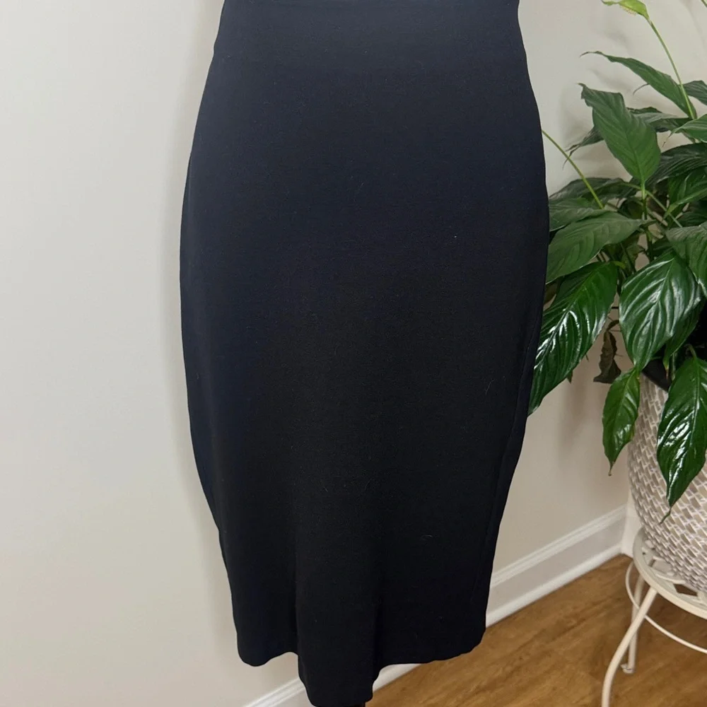 Vince Camuto Black Stretch Pencil Skirt - Picture 1 of 5